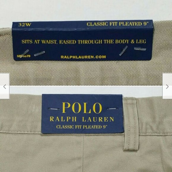 *SOLD* 38 POLO RALPH LAUREN Men Chino Shorts - Picture 7 of 8